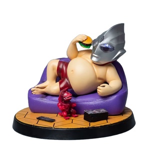 NOUVEAU OEM Jouets en résine PVC personnalisés HAUTE qualité <span class=keywords><strong>Action</strong></span> & toy Trois têtes trois mains Costume mobile figurines d'anime Robots Fat <span class=keywords><strong>Man</strong></span> - Product Image 1