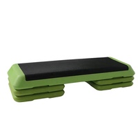Plataforma de Step Aeróbico Multifunción de Alta Calidad con Altura Ajustable de 110cm para Gimnasio y Ejercicio