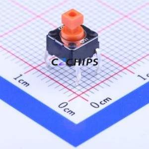 B3F-1055 Tactile Switch Through hole Component (THT)-4P,6x6mm Switch Single Pole Single Throw Rectangle Button Through Hole 6mm - Product Image 1