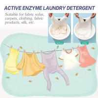 Lessive enzymatique écologique parfum lavande pour vêtements - Formule liquide concentrée élimination des taches nettoyage naturel