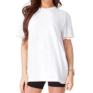 เสื้อยืดฮิปฮอปสไตล์สตรีทของผู้หญิง,เสื้อยืดขนาดใหญ่มีโลโก้ส่วนตัว - Product Image 1