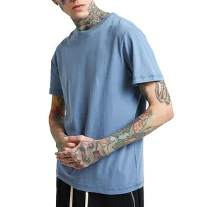 China Supplier Oversized Jersey Cotton Loose Fit High Quality Blank Plain T Shirt for Men