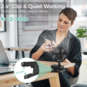 <span class=keywords><strong>พัดลม</strong></span>พกพาแบบชาร์จไฟ<span class=keywords><strong>ได้</strong></span> 10000mAh พร้อมไฟขนาดเล็ก ปรับ<span class=keywords><strong>ส่าย</strong></span>อัตโนมัติ และควบคุมความเร็วแบบไร้ขั้นบันได วัสดุพลาสติก ใช้ได้ในบ้าน/รถยนต์/กลางแจ้ง - Product Image 2