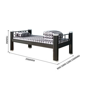 Khuyến mãi nóng: Khung giường kim loại đơn, bền và hiện đại, thích hợp cho ký túc xá, phòng ngủ, khách sạn, trường học, bệnh viện, căn hộ - Product Image 1