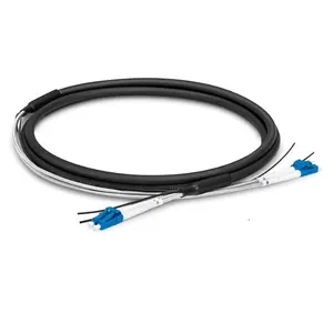 3m (10ft) LC UPC to LC UPC Duplex OS2 Single Mode SM 7.0mm LSZH FTTA Outdoor Fiber Patch Cable for Base Station