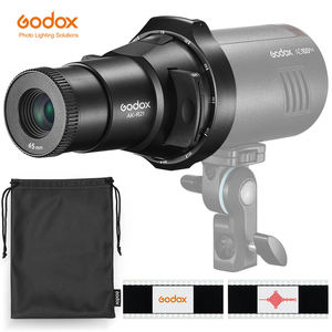 Godox AK-R21 프로젝션 부착 렌즈 Godox AD200Pro AD100Pro V1 플래시 LC30 ML30 빛에 대한 라운드 헤드 프렌 넬 헤드 슬라이드 키트 - Product Image 1