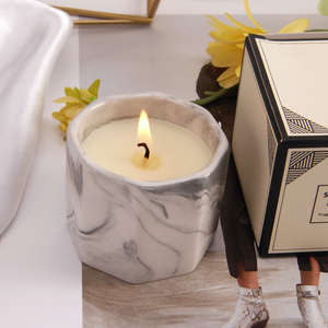 Luxury Wedding <strong>Candle</strong> Favors Marbled Ceramic with Custom Logo | Eco-Soy &amp; Sandalwood | Hotel/Event Bulk Orders &amp; Festival Gifts - Product Image 6