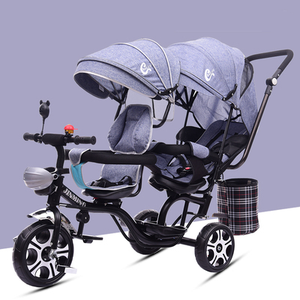 Two Seater Tricycle for Kids/two Seat Tricycle for Kids Three Wheel /<strong>twin</strong> Smart <strong>Trike</strong> for Baby Tricycle for Kids - Product Image 4