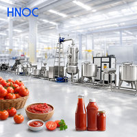 HNOC Commerciële Tomatensaus Productiefabriek Ketchup Maker Kleine Extractie Tomatenpuree Maakmachine