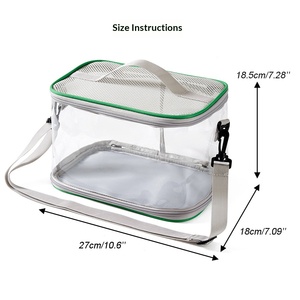Cage <span class=keywords><strong>de</strong></span> transport transparente, ventilée et légère pour oiseaux, à porter à l'épaule, adaptée aux perroquets et aux petits oiseaux, pour les voyages en extérieur, produits pour animaux <span class=keywords><strong>de</strong></span> compagnie - Product Image 4