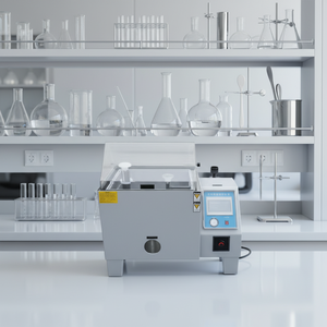 תא בדיקת התזת מלח לבדיקת עמידות בפני קורוזיה עם מסך מגע, תואם לתקן ISO 9227 ו-ASTM B117, לבדיקת ציפוי מתכת. - Product Image 6