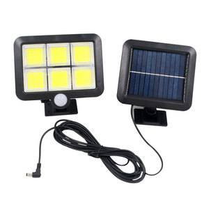Lámpara Solar de Pared LED COB para Jardín, Iluminación Nocturna, Ajustable, con Panel Solar Impermeable - Product Image 2