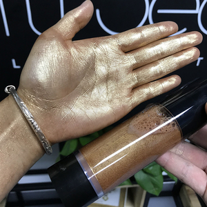 Maquillage imperméable <span class=keywords><strong>pour</strong></span> le corps et le visage, illuminateur liquide, spray bronzant avec étiquette privée - Product Image 1