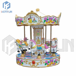 China Factory Small Mini <strong>Merry</strong> <strong>Go</strong> <strong>Round</strong> Carnival Christmas Carousel for Shopping Mall Center For Sale - Product Image 6
