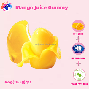 OEM mango lezzet soyulabilir sakızlı şeker 99% suyu sakızlı şeker jelatin ücretsiz <span class=keywords><strong>4D</strong></span> özelleştirilebilir hediye ambalaj tatlı yumuşak şeker - Product Image 2
