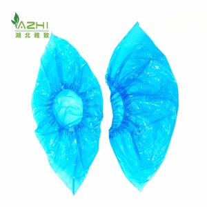 <span class=keywords><strong>Surchaussures</strong></span> <span class=keywords><strong>jetables</strong></span> en PE bleues, économiques, anti-poussière, antidérapantes, imperméables et écologiques pour salles blanches et hôpitaux - Product Image 3