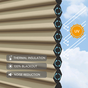 Tende a Nido d'Ape Elettriche Smart a Doppia Cella, Oscuranti al 100%, con Apertura dall'Alto e dal Basso - Product Image 1