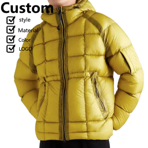 Veste d'hiver légère en duvet fabriquée en usine, logo personnalisé, veste de haute qualité, veste matelassée luxueuse - Product Image 1