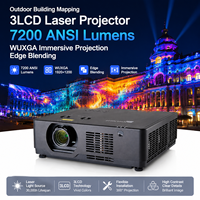 Proyector Láser 3LCD de 7200 Lúmenes ANSI WUXGA con Instalación de 360 Grados para Organizadores de Eventos, Resistente al Polvo