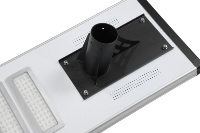 Lampadaire solaire LED tout-en-un haute luminosité 400W, étanche IP66, avec panneau solaire monocristallin et capteur de mouvement