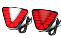Faro Posteriore a LED per Camion Nuovo Modello, Consegna Rapida, Certificazione CE DOT ECE EMARK, Lampada di Navigazione Tipo V per Rimorchi