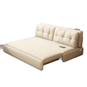 Chất Lượng Cao Ánh Sáng Sang Trọng Hiện Đại Đơn Giản Da Giường Đồ Nội Thất Phòng Ngủ Đôi Vua Kích Thước <span class=keywords><strong>Sofa</strong></span> Giường - Product Image 5