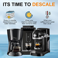 Tablettes détartrantes écologiques pour cafetière jetable - Nettoyage efficace pour les machines à café