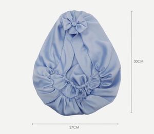 Large Silk Sleeping Women Big Satin Bonnet Night Sleep Cap <b>Wrap</b> for Curly Hair With Adjustable Tie Band Promotion Gift - Product Image 4