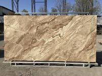 YDSTONE - Losa de Piedra Sinterizada con Aspecto de Mármol Marrón Andino de Lujo, Gran Tamaño, para Proyectos de Cocinas, Islas, Paredes y Pisos de Villas