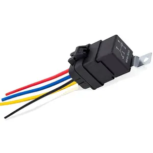 Waterdichte 5 Pins Spdt Auto Relais 12V 40a W Draad Harnas