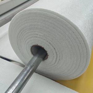 Estera de fieltro de aguja de fibra de vidrio con aislamiento de vidrio resistente al fuego de alta temperatura para sistema HVAC de aislamiento térmico - Product Image 2