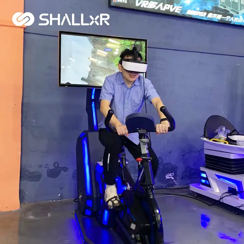 ShallxR-simulación inmersiva de realidad Virtual para gimnasio, VR, bicicleta de realidad Virtual, máquina de juegos de Fitness para deporte