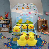 Jouet anti-stress en forme de canard jaune, en EVA, à presser, pour le bain, unisexe, à partir de 3 ans