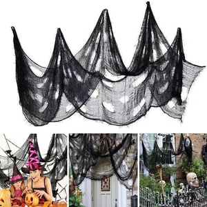 Gasa Negra <span class=keywords><strong>de</strong></span> Halloween, Decoración para el Festival <span class=keywords><strong>de</strong></span> los Fantasmas, Decoración para Fiestas <span class=keywords><strong>de</strong></span> Halloween, Decoración para el Hogar, Accesorios <span class=keywords><strong>de</strong></span> Terror para Casa <span class=keywords><strong>de</strong></span> Terror - Product Image 2