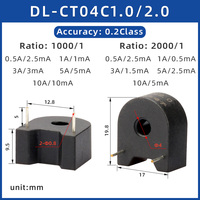 Mini transformateur de courant alternatif DL-CT03C DL-CT04C 1000/1 2000/1 Capteur de micro-courant haute précision Montage sur circuit imprimé RTS Catégorie de produit