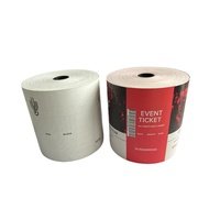 Rollo de Papel Térmico para Tickets de Caja Registradora, Doble Térmico, Jumbo 57mm x 50mm, Alta Calidad, 100% Pulpa de Madera, ISO9001, Último Modelo 2025