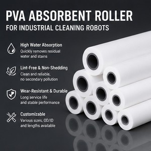 High Absorbency PVA Sponge Roller for Autonomous <b>Floor</b> Scrubber <b>Machine</b> - Product Image 3