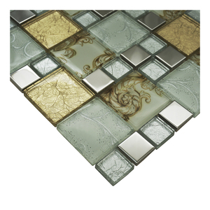 Gạch Khảm Thủy Tinh Tái Chế Hình Dạng Bất Thường Phổ Biến Mới 2022 Để Trang Trí Nhà Đẹp Trang Trí - Product Image 2