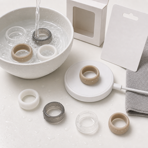 Coque de protection en silicone pour Oura Ring 5/4 Galaxy Ring RingConn Ultrahuman, facile à nettoyer, hygiénique, pour une utilisation fraîche. - Product Image 2