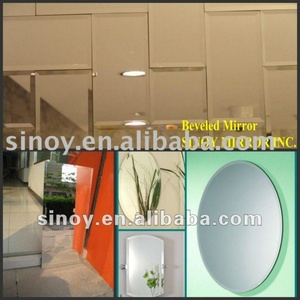 Most Popular in 2024 Double Coating Beveled Edge Polished <b>Silver</b> <b>Mirror</b> Tile for Wall - Product Image 3