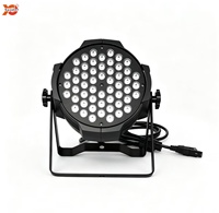 Lot de 54 projecteurs LED PAR RGB 3W professionnels pour scène, éclairage de fond pour bars, KTV, boîtes de nuit, mariages, spectacles, trois couleurs