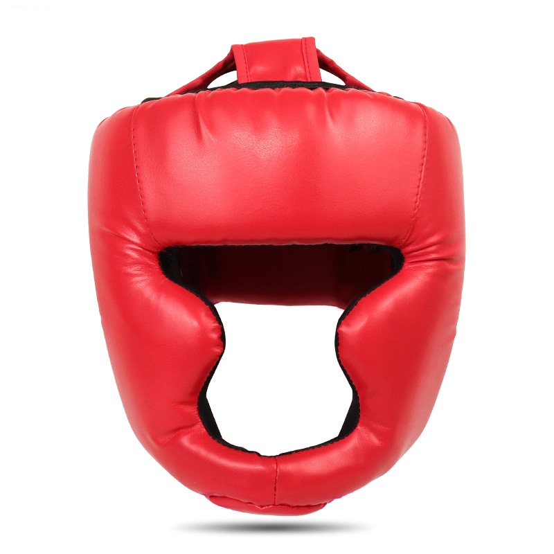 Logo personnalisé réglable pour enfants adultes PU boxe équipement de sécurité casque de protection de tête