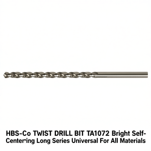 TTAKE HSS-Co Twist <b>Drill</b> <b>Bit</b> TA1072 Bright Self Centering <b>Long</b> Series Universal For All Materials - Product Image 2