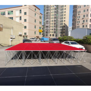 Plataforma de Escenario Portátil de Aluminio Ligero de 4x4 pies con Fácil Montaje, Certificación CE, para Eventos - Product Image 6