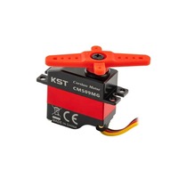Micro-servo numérique KST CM509MG HV à engrenages métalliques 6.0Kgf.cm 0.08sec Double BB sans noyau pour pièces d'avion RC à petite échelle