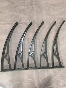 Diy Door Canopy Brackets <strong>Wall</strong> <strong>Mounting</strong> Polycarbonate Sheet Aluminum <strong>Awning</strong> for Window Front Door Rain Protection - Product Image 2
