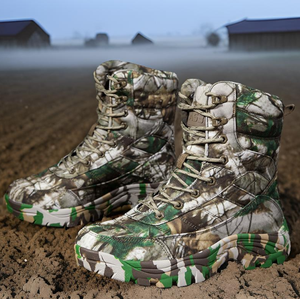 Bottes tactiques de chasse DF 1906 AS33 pour homme, grandes tailles 39-47, couleur kaki-vert, pour l'Afrique, la pampa, la forêt et le désert - Product Image 2