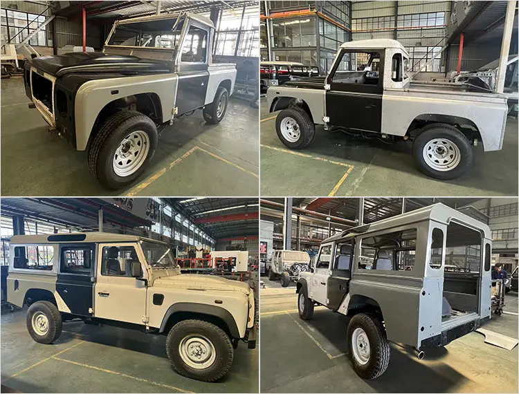 Full Classic Reproduction Auto Body Kit Shells for Land Cruiser Fj40 LC79 MINI VW T1 Mustang Land Rover Defender MK1 Ford