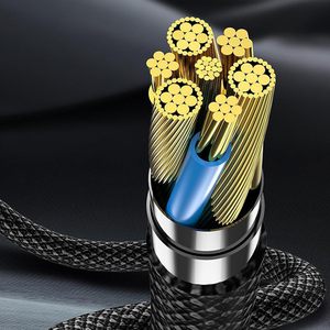 100W 60W Fast Charger Power Nylon Braided PD Fast Charging Type C Data <b>Cable</b> 1M 2M With Led Display - Product Image 6