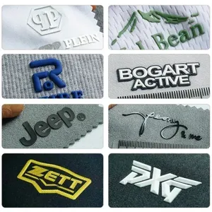 Aanpassen Siliconen Tag Logo Label 3d Mal Siliconen Rubber Label Met Warmteoverdracht Voor Kledingkleding